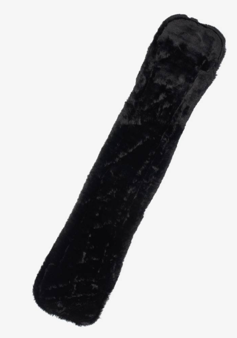 LeMieux Simuwool Dressage Girth Cover Black-1